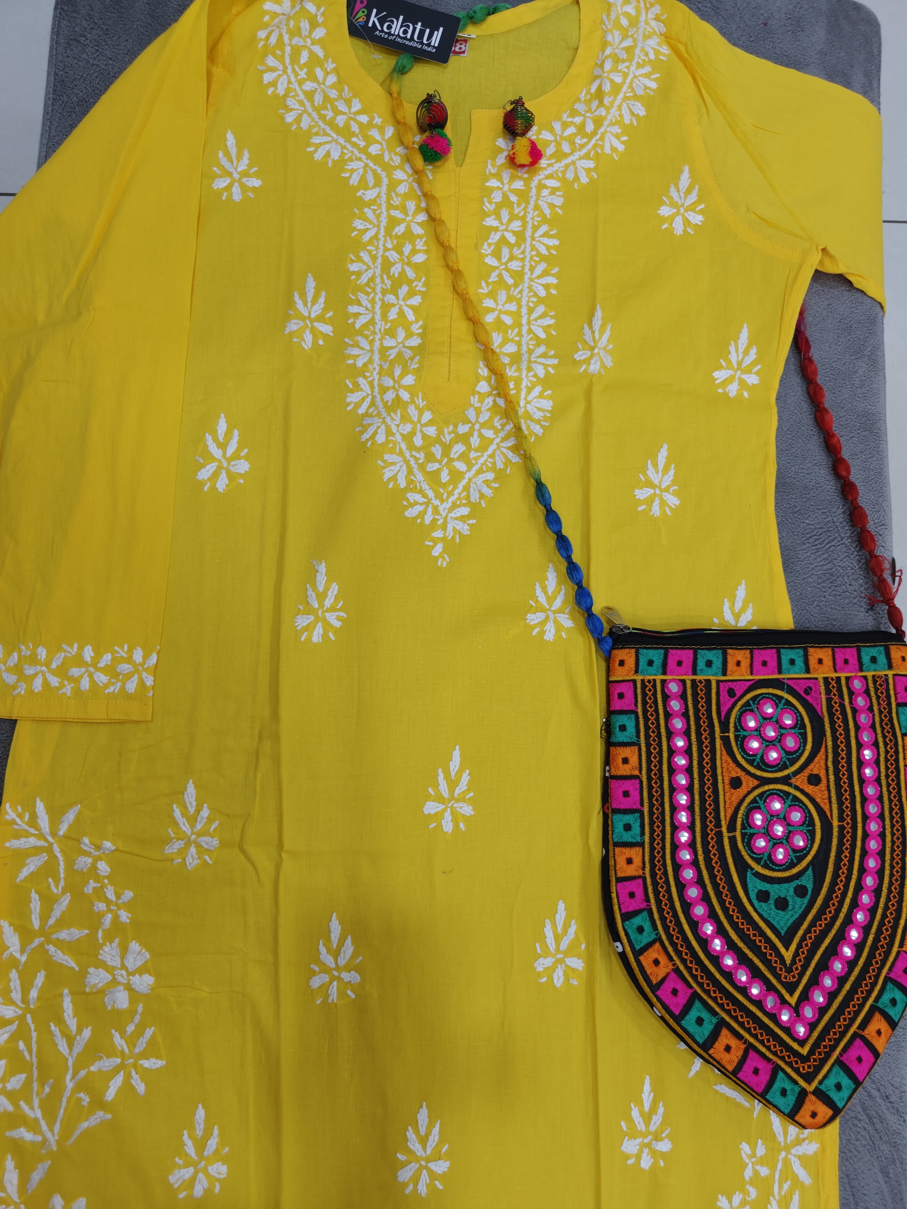 Divine Chikankari kurti
